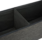 Folding Xl Storage Ottoman with Seat Back 73