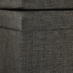 Folding Xl Storage Ottoman with Seat Back 73
