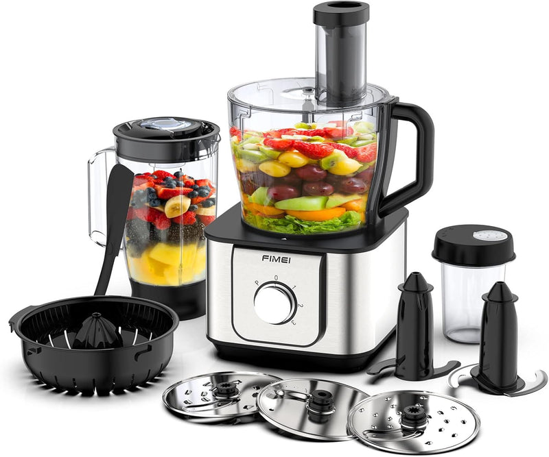 Multifunctional Food Processor 1100W 3.2L Chopper 1.5L Blender