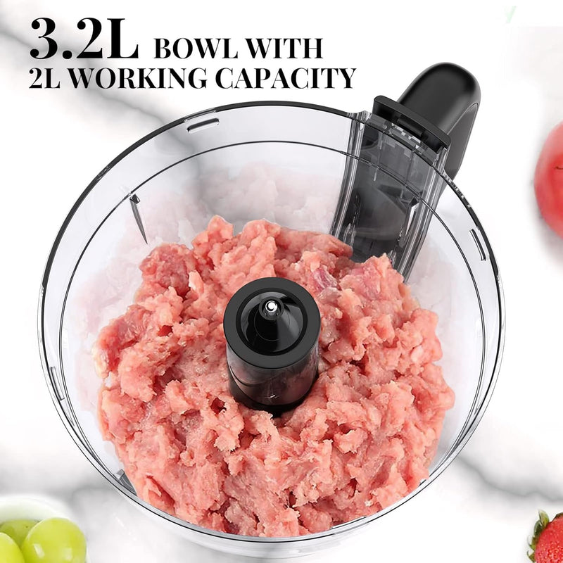 Multifunctional Food Processor 1100W 3.2L Chopper 1.5L Blender
