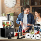 Food Processor 11-In-1 and Blender with Chopping Blending