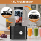 Food Processor 11-In-1 and Blender with Chopping Blending