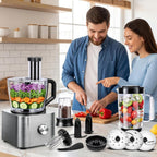 Food Processor 11-In-1 and Blender with Chopping Blending