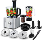 Food Processor 11-In-1 and Blender with Chopping Blending