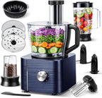 Food Processor 11-In-1 and Blender with Chopping Blending