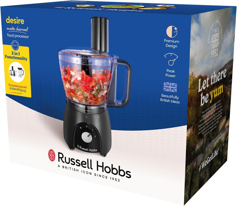 Food Processor 900W Peak Power Matte Finish