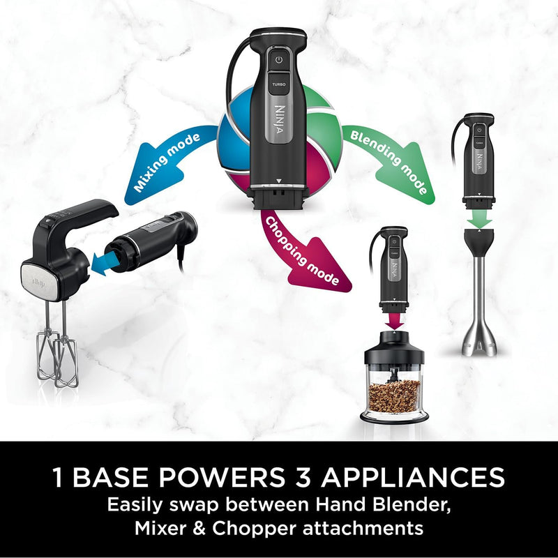 Foodi 2-In-1 Hand Blender Mixer Food Processor