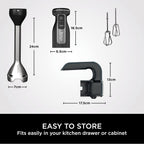 Foodi 2-In-1 Hand Blender Mixer Food Processor
