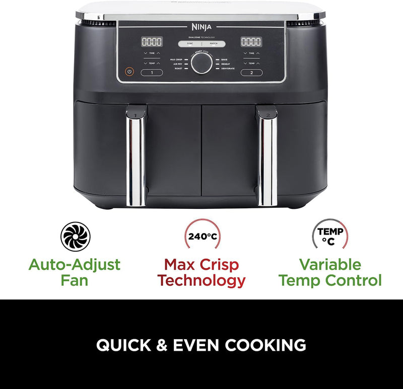 Foodi 6-In-1 Dual Zone 7.6L Air Fryer 2