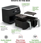 Foodi 6-In-1 Dual Zone 7.6L Air Fryer 2 Drawers