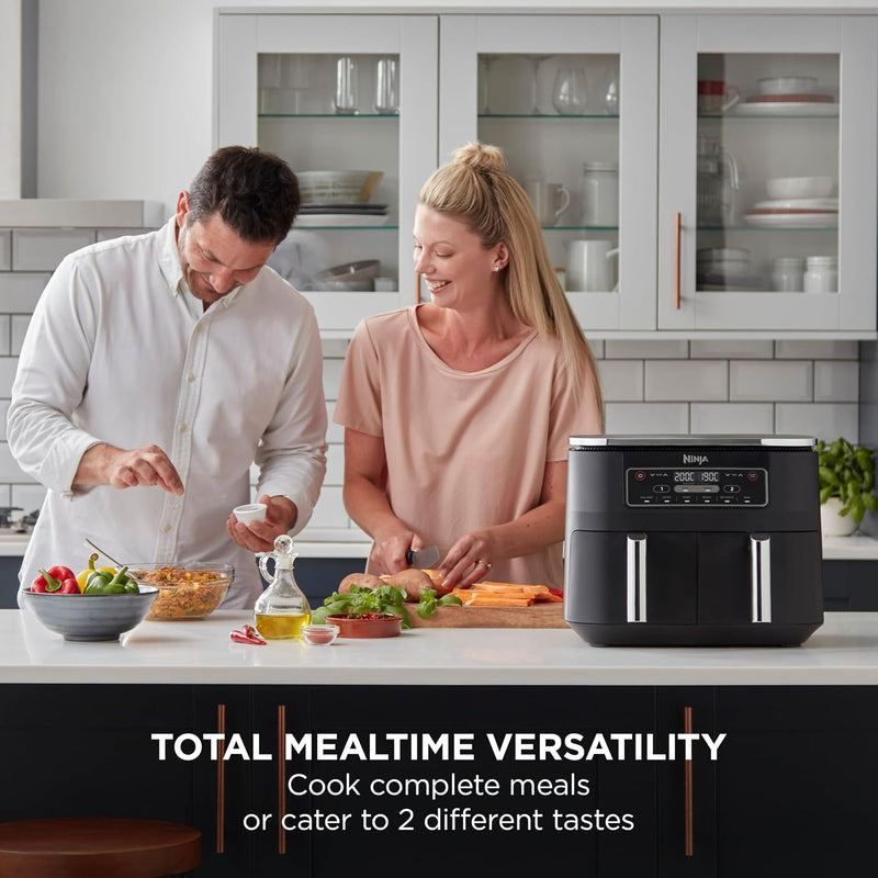 Foodi 6-In-1 Dual Zone 7.6L Air Fryer 2 Drawers