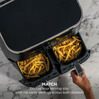 Foodi 6-In-1 Dual Zone 7.6L Air Fryer 2 Drawers