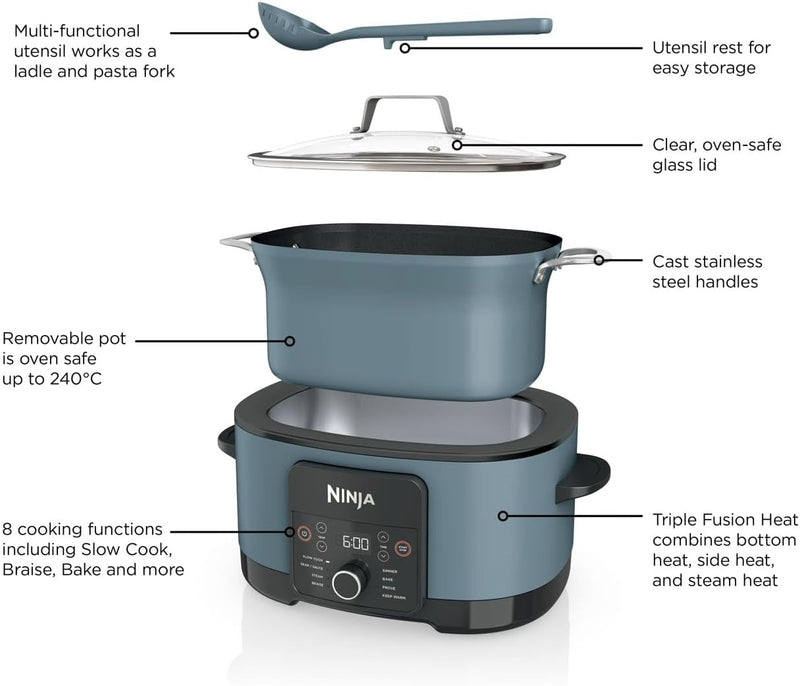 Foodi Possiblecooker 6L Slow Rice Cooker Midnight