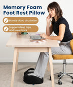 Foot Rest for Under Desk At Work Memory