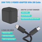 For Iphone Charger Fast Charge Pd 20W Apple (2Pack)