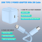 For Iphone Charger Fast Charge Pd 20W Apple (2Pack)
