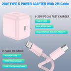 For Iphone Charger Fast Charge Pd 20W Apple (2Pack)