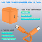 For Iphone Charger Fast Charge Pd 20W Apple (2Pack)