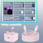 For Iphone Charger Fast Charge Pd 20W Apple (2Pack)