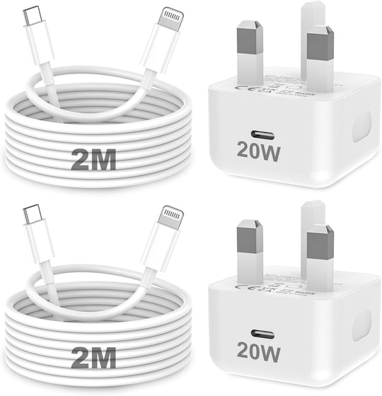 For Iphone Charger Fast Charge Pd 20W Apple (2Pack)