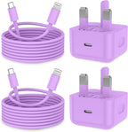 For Iphone Charger Fast Charge Pd 20W Apple (2Pack)