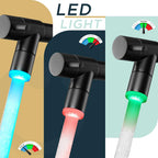 Forious LED Kitchen Tap Mixer Taps with Two