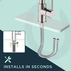 Forious LED Kitchen Tap Mixer Taps with Two