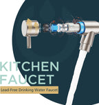 Forious LED Kitchen Tap Mixer Taps with Two