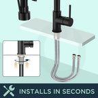 Forious LED Kitchen Tap Mixer Taps with Two