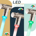 Forious LED Kitchen Tap Mixer Taps with Two