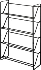 Frame 4-Tiered Slim Shoe Rack Steel Minimalist Design