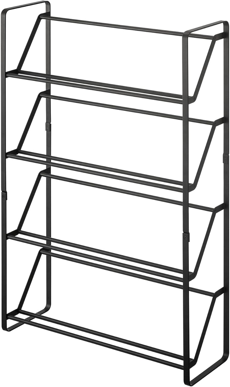 Frame 4-Tiered Slim Shoe Rack Steel Minimalist Design