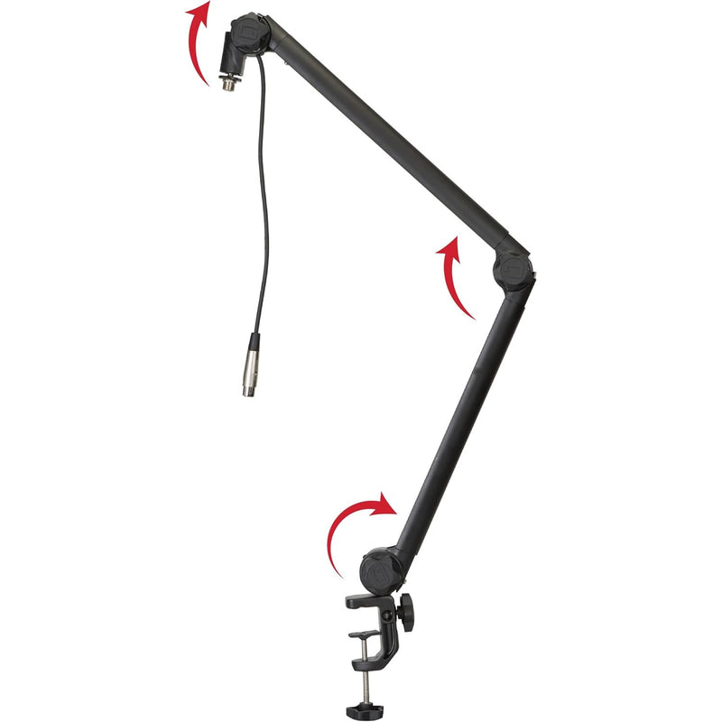 Frameworks Deluxe Desk-Mounted Broadcast Microphone Boom Stand