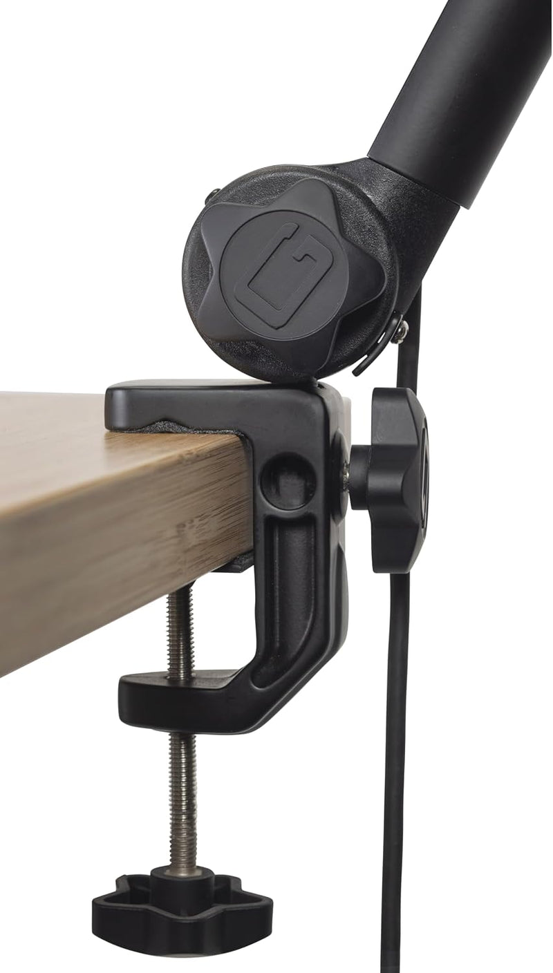 Frameworks Deluxe Desk-Mounted Broadcast Microphone Boom Stand