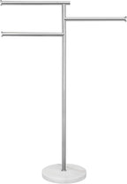 Free Standing Towel Holder Rail with Swivel Arms