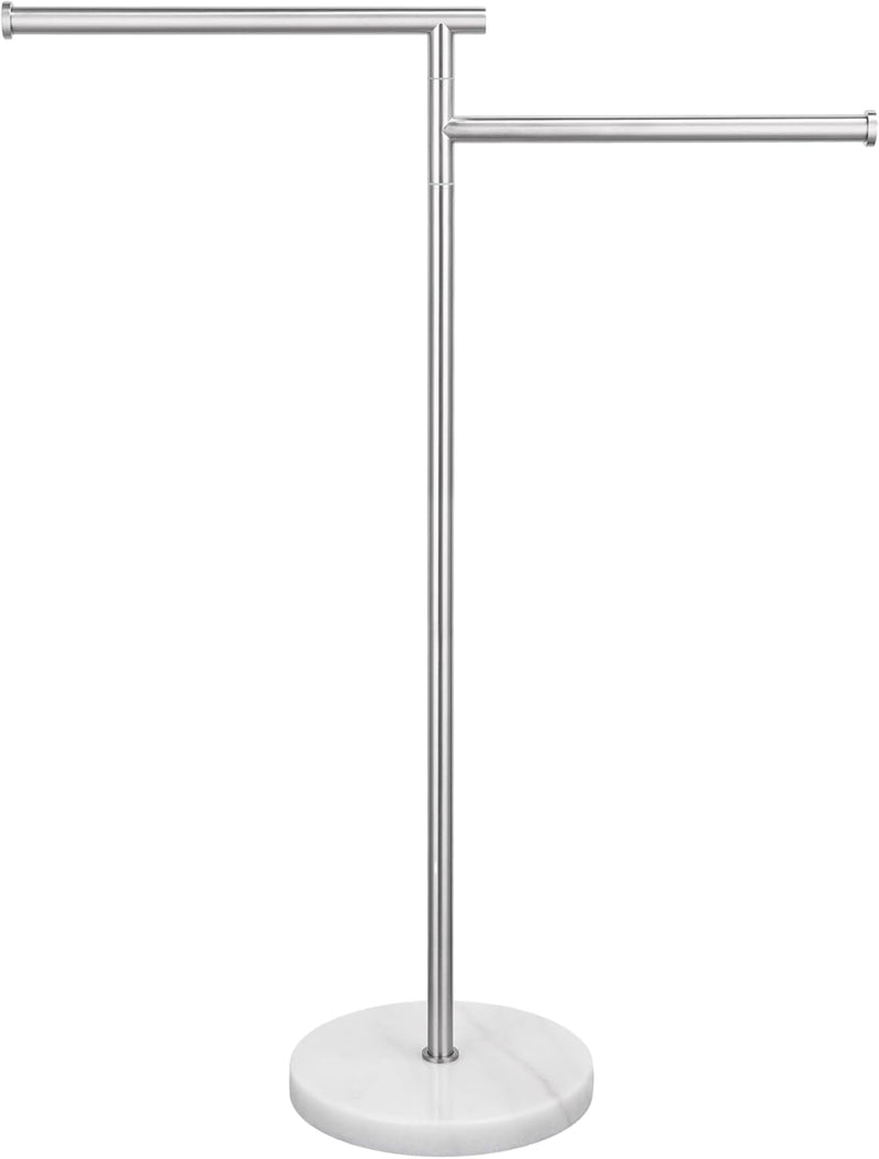 Free Standing Towel Holder Rail with Swivel Arms
