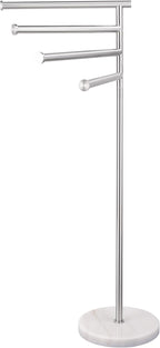 Free Standing Towel Holder Rail with Swivel Arms