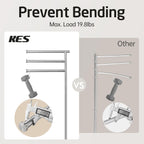 Free Standing Towel Holder Rail with Swivel Arms