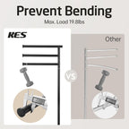 Free Standing Towel Holder Rail with Swivel Arms