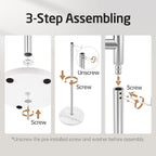 Free Standing Towel Holder Rail with Swivel Arms