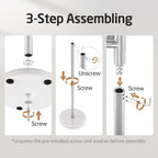 Free Standing Towel Holder Rail with Swivel Arms