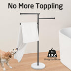 Free Standing Towel Holder Rail with Swivel Arms