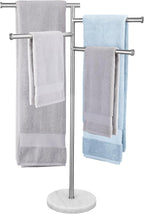 Free Standing Towel Holder Rail with Swivel Arms