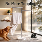Free Standing Towel Holder Rail with Swivel Arms