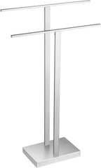 Free Standing Towel Rail 2-Tier Rack Stand