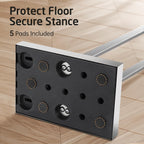 Free Standing Towel Rail 2-Tier Rack Stand