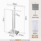 Free Standing Towel Rail 2-Tier Rack Stand