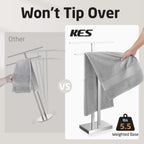 Free Standing Towel Rail 2-Tier Rack Stand