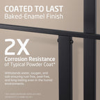 Free Standing Towel Rail Bathroom Holder Floor Rack