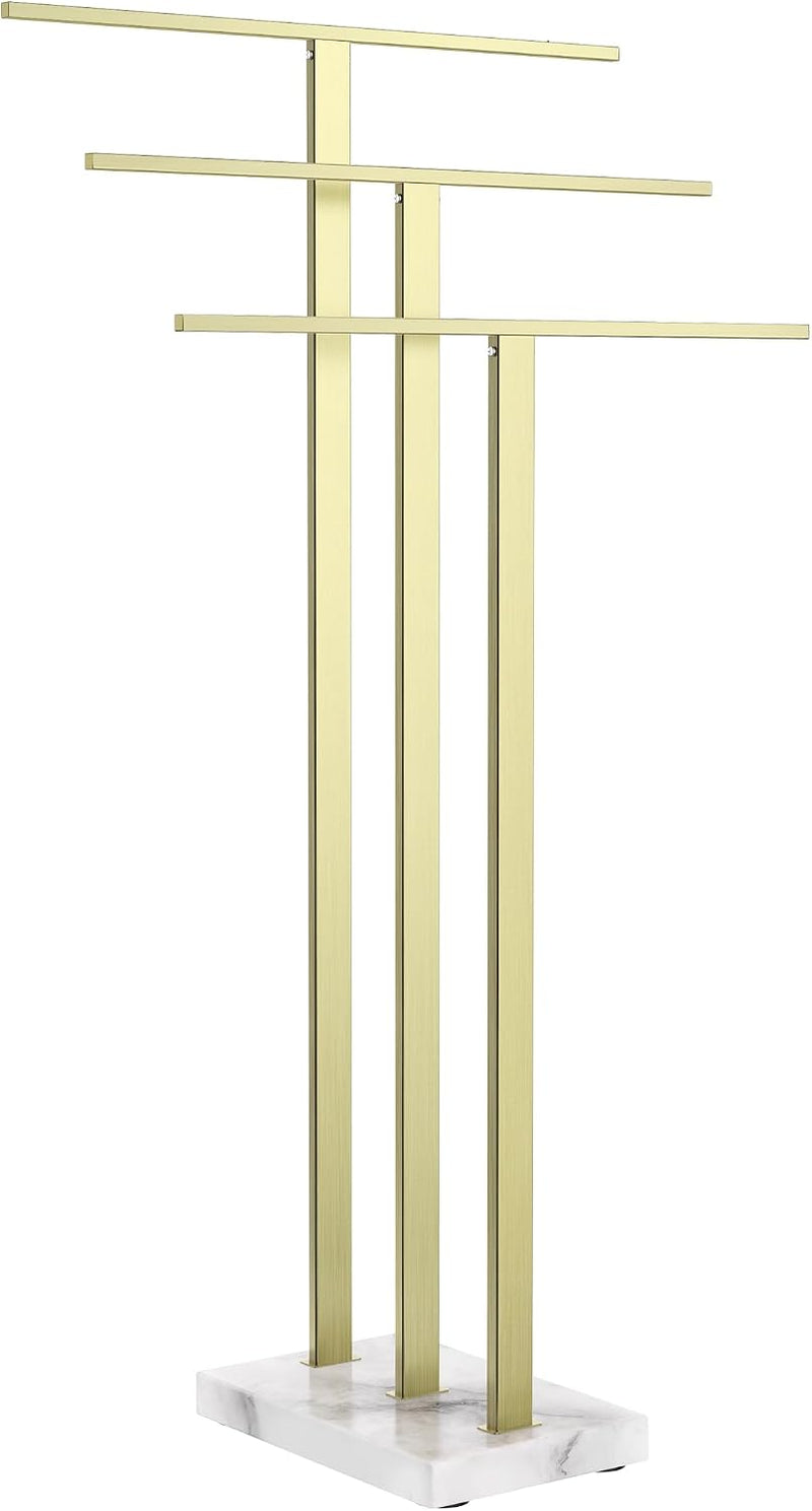 Free Standing Towel Rail for Bathroom Stand 2-Tier
